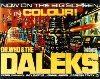 Stampa su tela del poster del film Dr. Who And The Daleks
