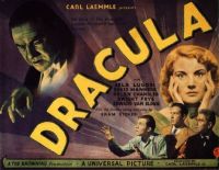 Stampa su tela del poster del film Dracula del 1931