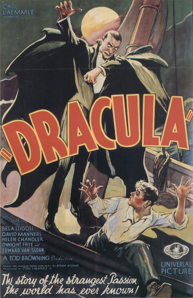 Tableaux sur toile, riproduzione de Dracula 31 4 poster del film