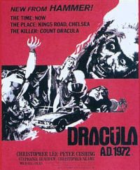Drácula Ad 1972 póster de película