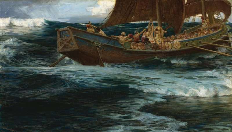 Draper Herbert James The Wrath Of The Sea God 1900 canvas print