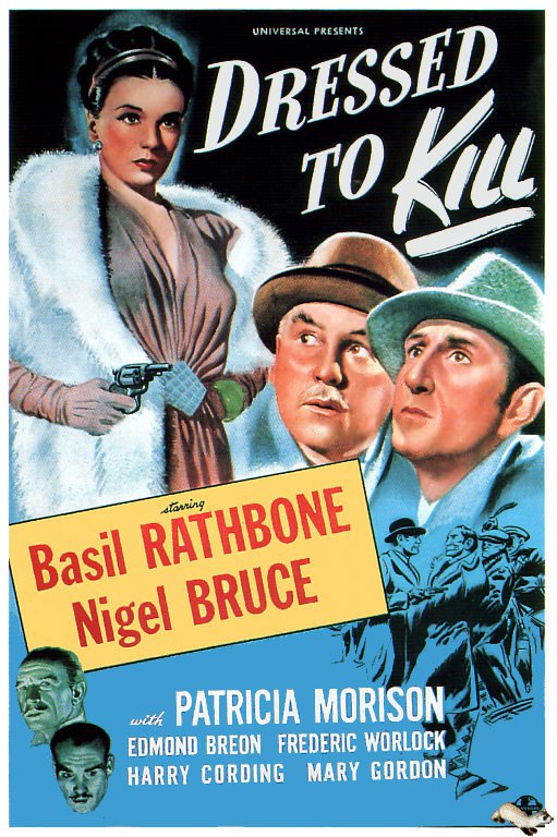Stampa su tela Dressed To Kill 1946 Movie Poster