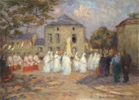 Duhem Henri A Breton Festival 1912