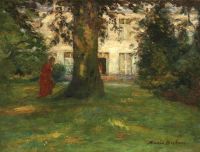 Duhem Henri im Garten des Künstlers 1906