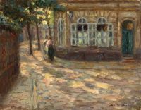 Duhem Henri Last Light In The Village Ca. 1904