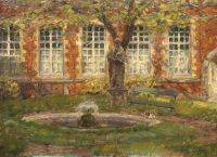 Duhem Henri The Artists Garden 1909