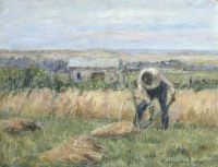Duhem Henri bei der Feldarbeit 1903