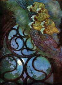 Dulac Edmund Angels 1912 قماش مطبوع