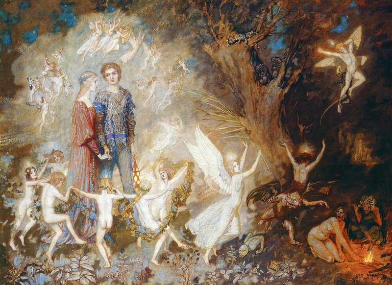 Duncan John Yorinda And Yoringel In The Witch S Wood 1909 canvas print