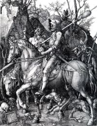 Dürer Der Ritter Tod und der Teufel