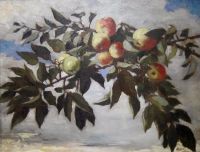 Duveneck Elizabeth Boott Apple Tree Branches 1883 canvas print