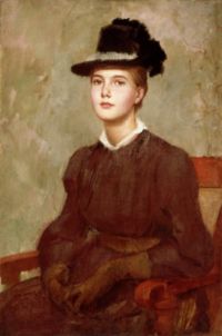 Duveneck Elizabeth Boott 마리 댄포스 페이지 Ca. 1889년