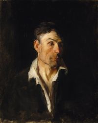 Duveneck Elizabeth Boott Portrait Of A Man