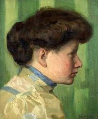 Dvorak Frantisek Porträt einer Krankenschwester 1885