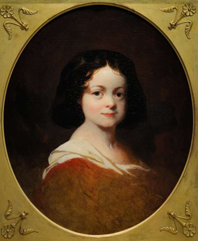 Eakins Thomas Portrait Of Susan Hanna Macdowell Aged 5 Ca. 1856 canvas print