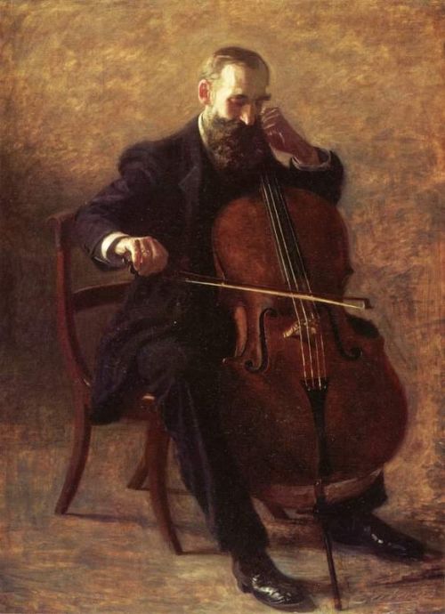 Eakins Thomas The Cello Player 1896 canvas print
