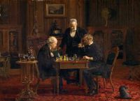 Eakins Thomas The Chess Players 1876 canvas print