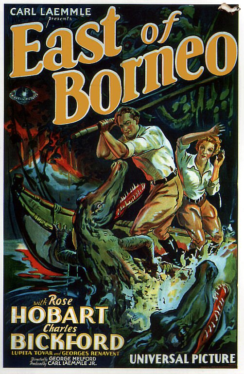 East Of Borneo 1931 영화 포스터 캔버스 프린트
