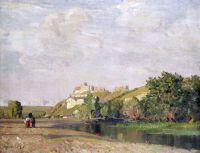East Alfred Chateau Gaillard On The Seine canvas print