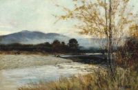 스코틀랜드 로몬드 호수의 이스트 알프레드 일출 1882