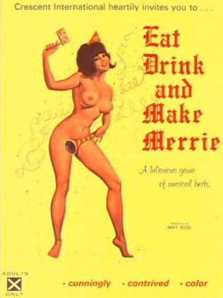 Stampa su tela Eat Drink And Make Merrie Movie Poster