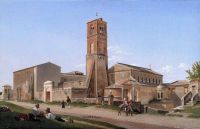 Eckersberg Christoffer Wilhelm Agnese Fuori Le Mura Rome 1815 canvas print