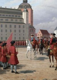Eckersberg Christoffer Wilhelm King Frederick Iv On Horseback