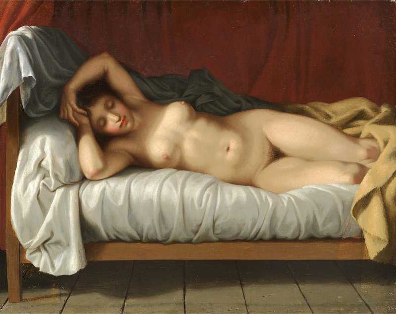Eckersberg Christoffer Wilhelm Reclining Nude canvas print