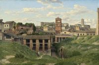 Eckersberg Christoffer Wilhelm View Of The Cloaca Maxima Rome 1814