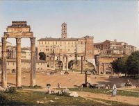 Eckersberg Christoffer Wilhelm View Of The Forum In Rome 1814 canvas print