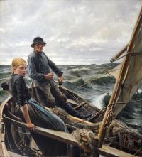 Edelfelt Albert At Sea canvas print