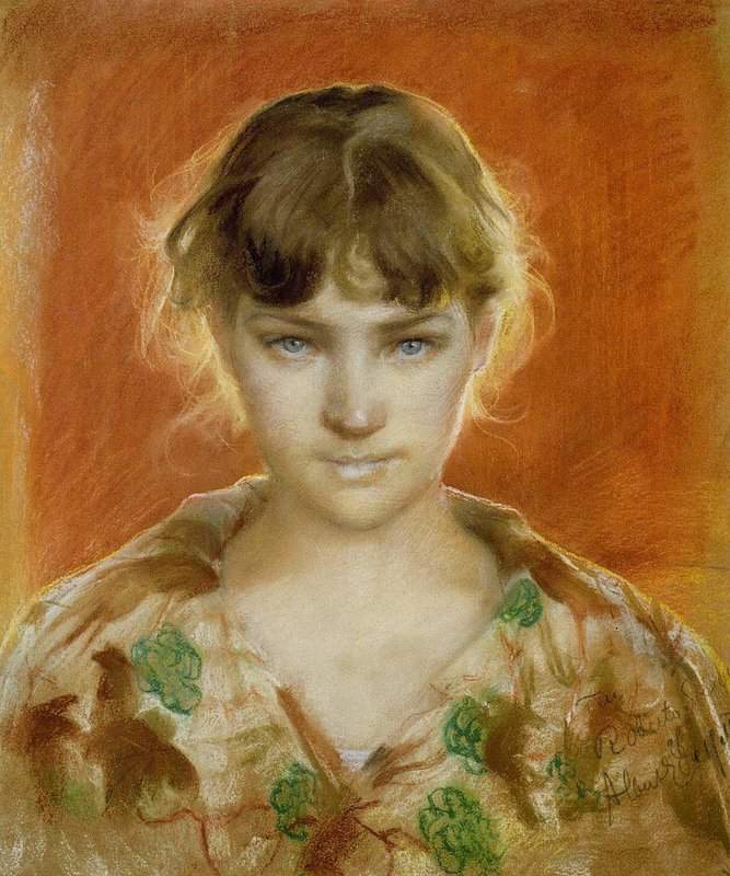 Edelfelt Albert Model In A Dressing Gown . Parisian Model In Robe canvas print