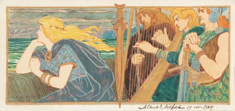 Edelfelt Albert Motif From J.l. Runeberg S Book King Fjalar. A Poem In Five Songs canvas print
