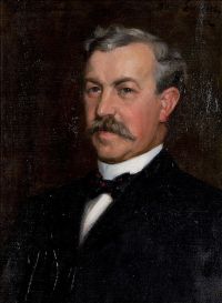 Edelfelt Albert Portrait Of Dr. Claes Hakanson 1902 canvas print