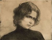 Edelfelt Albert Portrait Of Elli Grahn Niska canvas print