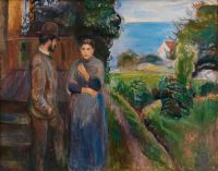 Charla vespertina de Edvard Munch 1889