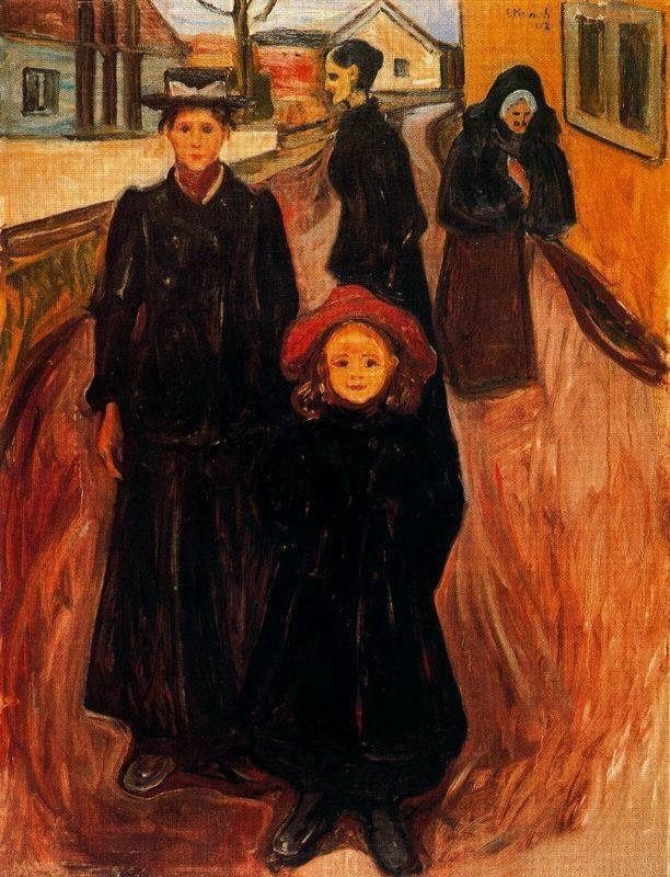 Edvard Munch Four Ages Of Life 1902 canvas print
