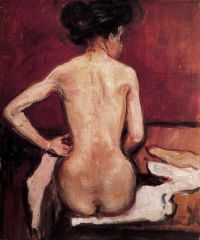 Edvard Munch Desnudo 1896