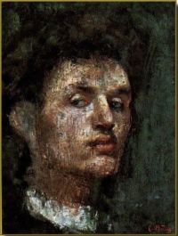 Autorretrato de Edvard Munch 1886