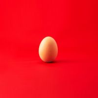 huevo en rojo