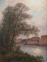 Ekstrom Per Landscape From Seine-Leinwanddruck