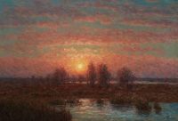 Ekstrom Per Sunset Landscape From Oland canvas print