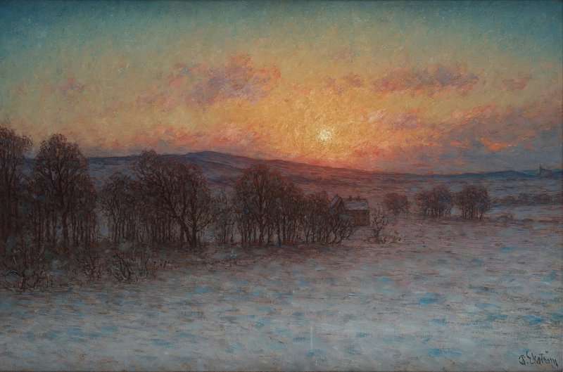 Ekstrom Per Winter Landscape canvas print