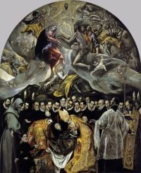 El Greco L Enterrement Du Comte D Orgaz canvas print