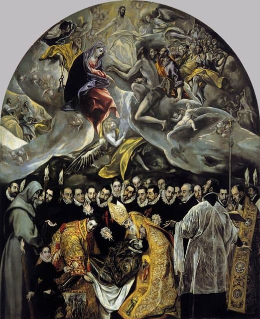 Tableaux sur toile, reproducción de El Greco L Enterrement Du Comte D Orgaz