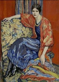 Elena Andreievna Kiseleva Marusia 1913 impresión de lienzo