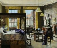 Elwell Frederick William Bedroom Bar House Beverley East Riding Of Yorkshire 1935 canvas print