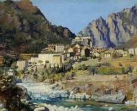 Elwell Frederick William Corte Corsica 1927 37 canvas print