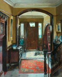 Elwell Frederick William The Front Door 1940 canvas print