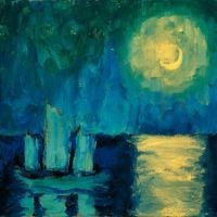 Emil Nolde Noche de luna llena 1914